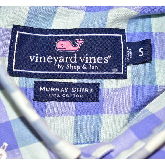 Vineyard Vines Men's Murray Shirt Size S Button Down Short Sleeve Plaid Preppy - Picture 3 of 10
